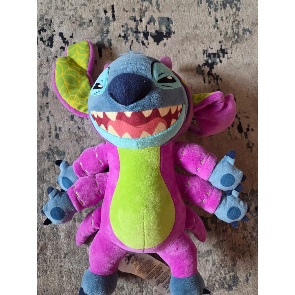 Disney Store‎ Stitch Spider Plush - Halloween Edition